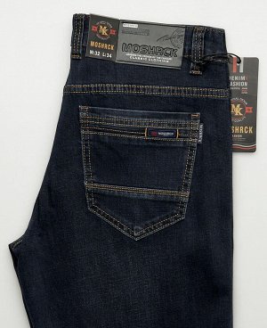Джинсы MOK 59943
Классические пятикарманные джинсы прямого кроя с застежкой на молнию и пуговицу. Изготовлены из качественной джинсовой ткани, правильные лекала - комфортная посадка на фигуре. 
Состав