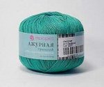 Пряжа Ажурная цвет №511 Зеленка
