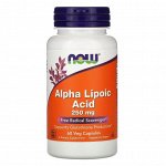 Альфа-Липоевая Кислота NOW Alpha-Lipoic Acid 250мг. - 60 капс