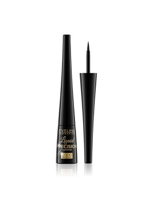 EVELINE 0797 - Подводка водостойкая матовая  для глаз Liquid Precision Eyeliner 2000 Procent, 4 мл - черная # §