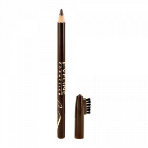EVELINE 1673 - Контурный карандаш для бровей  SOFT  BROWN серии EYEBROW PENCIL # §