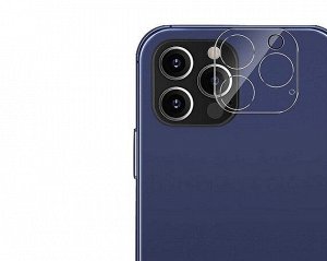 Защитное стекло iPhone 12 Pro Max на камеру 3D (тех упак)