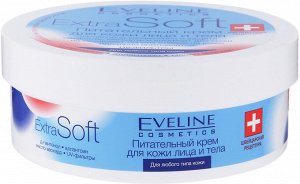 EVELINE 9295 - Крем для кожи лица и тела питательный, для любого типа кожи серии EXTRA  SOFT, 200мл #