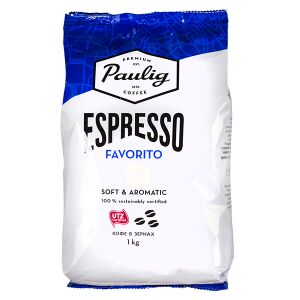 Кофе PAULIG ESPRESSO FAVORITO 1 кг зерно 1 уп.х 4 шт.