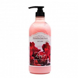 3W Расслабляющий гель для душа, роза Relaxing Rosa Body Cleanser" 1000мл