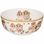 САЛАТНИК - ТАРЕЛКА СУПОВАЯ LEFARD &quot;OWLS PARTY&quot; 15 СМ (КОР=24ШТ.)