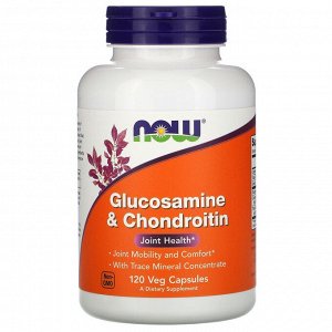 Now Foods, Glucosamine & Chondroitin, 120 Veg Capsules