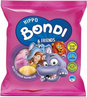 Жевательный мармелад HIPPO BONDI & FRIENDS 100г