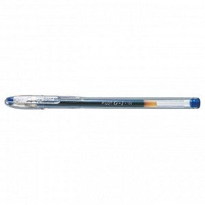 Ручка гелевая PILOT, extra fine, синяя, корпус прозрачный, узел 0,5 мм, линия письма 0,3 мм, BL-G1-5Т