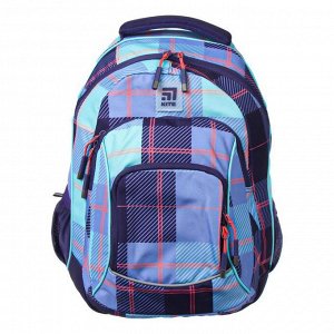 Рюкзак школьный, Kite 814, 40 х 30 х 15 см, эргономичная спинка, фиолетовый/голубой