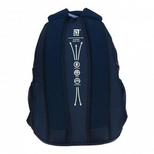 Рюкзак молодёжный эргономичная спинка, Kite 816, 45 х 32 х 14, синий