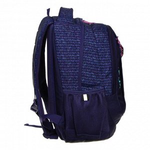 Рюкзак школьный, Kite 855, 40 х 30 х 17.5 см, эргономичная спинка, отделение для планшета, фиолетовый