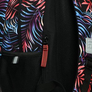 Рюкзак школьный, Kite 855, 40 х 30 х 17.5 см, эргономичная спинка, отделение для планшета, чёрный