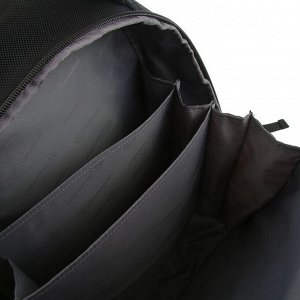 Рюкзак каркасный Hummingbird 37.5*29*19 Street Style, серый/зелёный 73Т