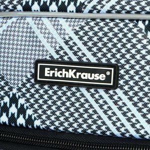 Рюкзак каркасный Erich Krause ErgoLine 44*29*21 дев 18L Black&White, чёрный/белый 48670