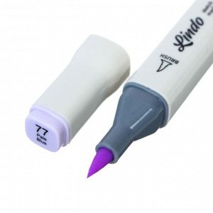 Набор двусторонних маркеров для скетчинга Mazari Lindo Pastel colors (пастельные цвета), 12 цветов