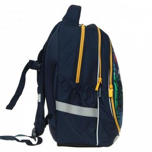Рюкзак школьный, Kite 700 (2p), 38 х 28 х 16 см, эргономичная спинка, с дополнительной крышкой, Extreme