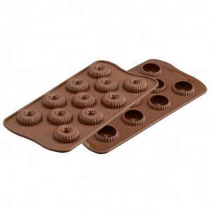 Форма для приготовления конфет Choco crown 11?24 см, силиконовая