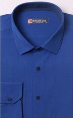 Сорочка мужск. хлопок. дл рукав  slim fit