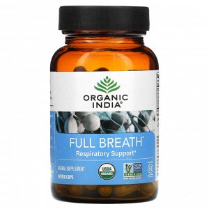Organic India, Full Breath, Respiratory Support, 90 Veggie Caps
