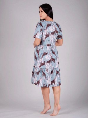 Платье женское ML-Касадея(жирафы) кулирка