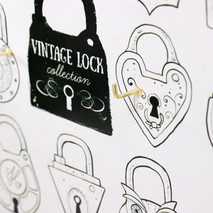 Ключница открытая "Vintage lock" 27х22 см