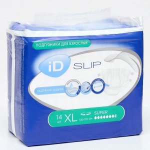 Подгузники для взрослых iD Slip, размер XL, 14 шт.