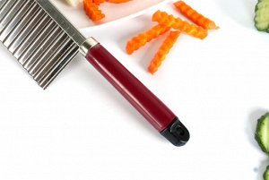 Нож кухонный волнистый для фигурной нарезки картофеля (2031)