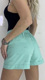 Шорты женские лен НОРМА+БАТАЛЫ расцветки: микс