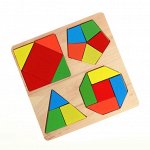 Деревянная игрушка «Рамка-вкладыш» 17,5x18x0,5 см
