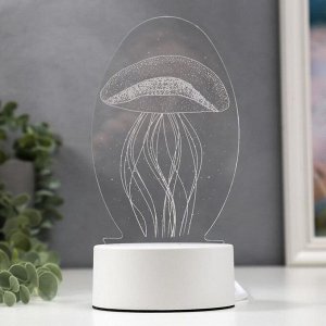 Светильник «Медуза» LED RGB от сети 9.5x10x21.5 см RISALUX