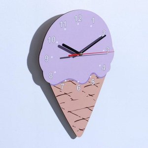 Часы настенные  в детскую "Мороженое"
