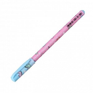 Ручка шариковая HappyWrite «Единорожки», узел 0.5 мм, синие чернила, матовый корпус Silk Touch