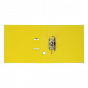 Пaпкa-регистратор А4, ErichKrause "Accent", 50 мм лам.карт, с арочным механизмом, желтая