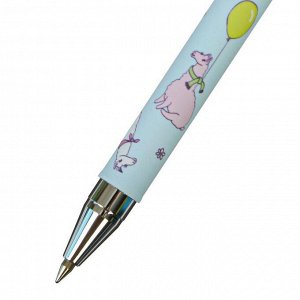 Ручка шариковая HappyWrite "Ламы", 0,5 мм, синие чернила