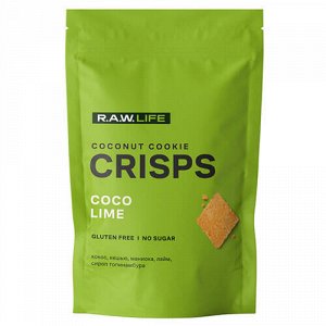 Печенье "Crisps Кокос-Лайм" Raw Life, 35 г