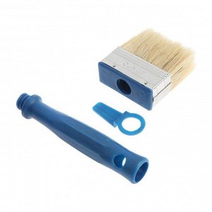 Кисть-макловица TUNDRA, смешанная щетина, пластиковая ручка, 30 х 70 мм