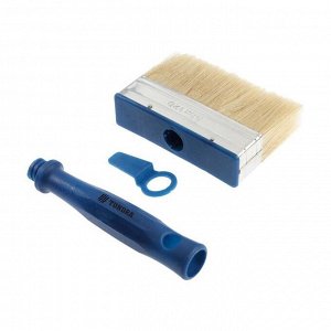 Кисть-макловица TUNDRA, смешанная щетина, пластиковая ручка, 30 х 120 мм