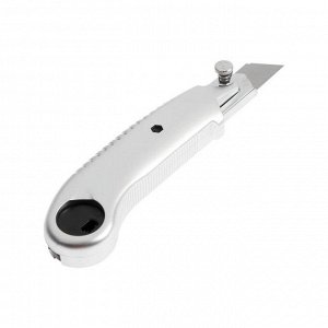 Нож универсальный ТУНДРА, усиленный, металлический, квадратный фиксатор, 18 мм