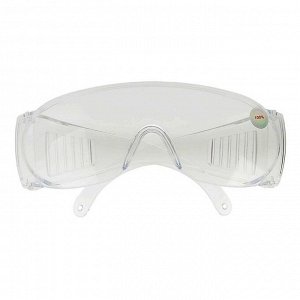 Очки защитные LOM, прозрачные, открытого типа, ударопрочный материал