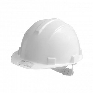 Каска защитная TUNDRA, для строительно-монтажных работ, с пластиковым оголовьем, белая