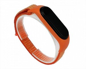 Ремешок Xiaomi Mi Band 5/4 Neylon loop оранжевый #15