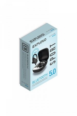 Наушники внутриканальные Exployd, Bluetooth, чёрный, Sport, EX-HP-1055