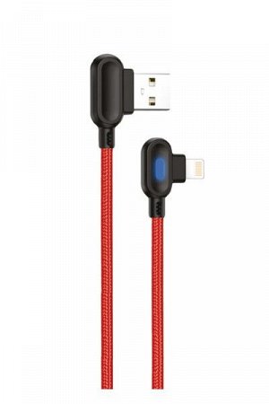 Кабель Exployd, USB - 8 Pin, красный, 1 метр