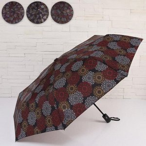 Зонт автоматический «Pattern», 3 сложения, 8 спиц, R = 47 см, цвет МИКС