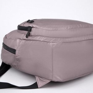 Рюкзак, отдел на молнии, 3 наружных кармана, 2 боковых кармана, цвет розовый
