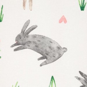 Скатерть пасхальная, Fluffy bunnies 110х144 см, 100% хлопок, 164 г/м2