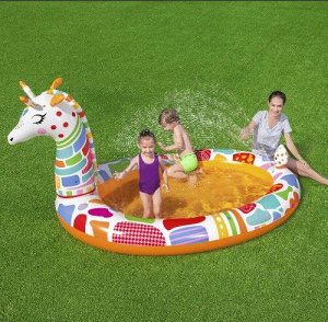 Детский надувной бассейн  "Веселый жираф"