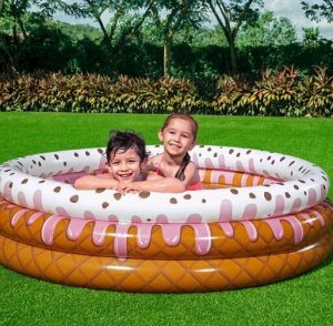 Детский надувной бассейн "Праздник мороженого"