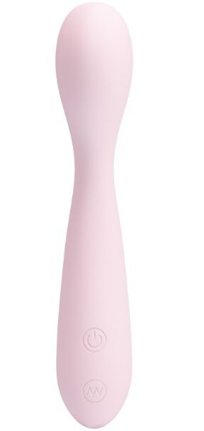 Вибратор Nigel, 30 видов вибрации, нежно-розовый, 30x175 мм, перезаряжающийся